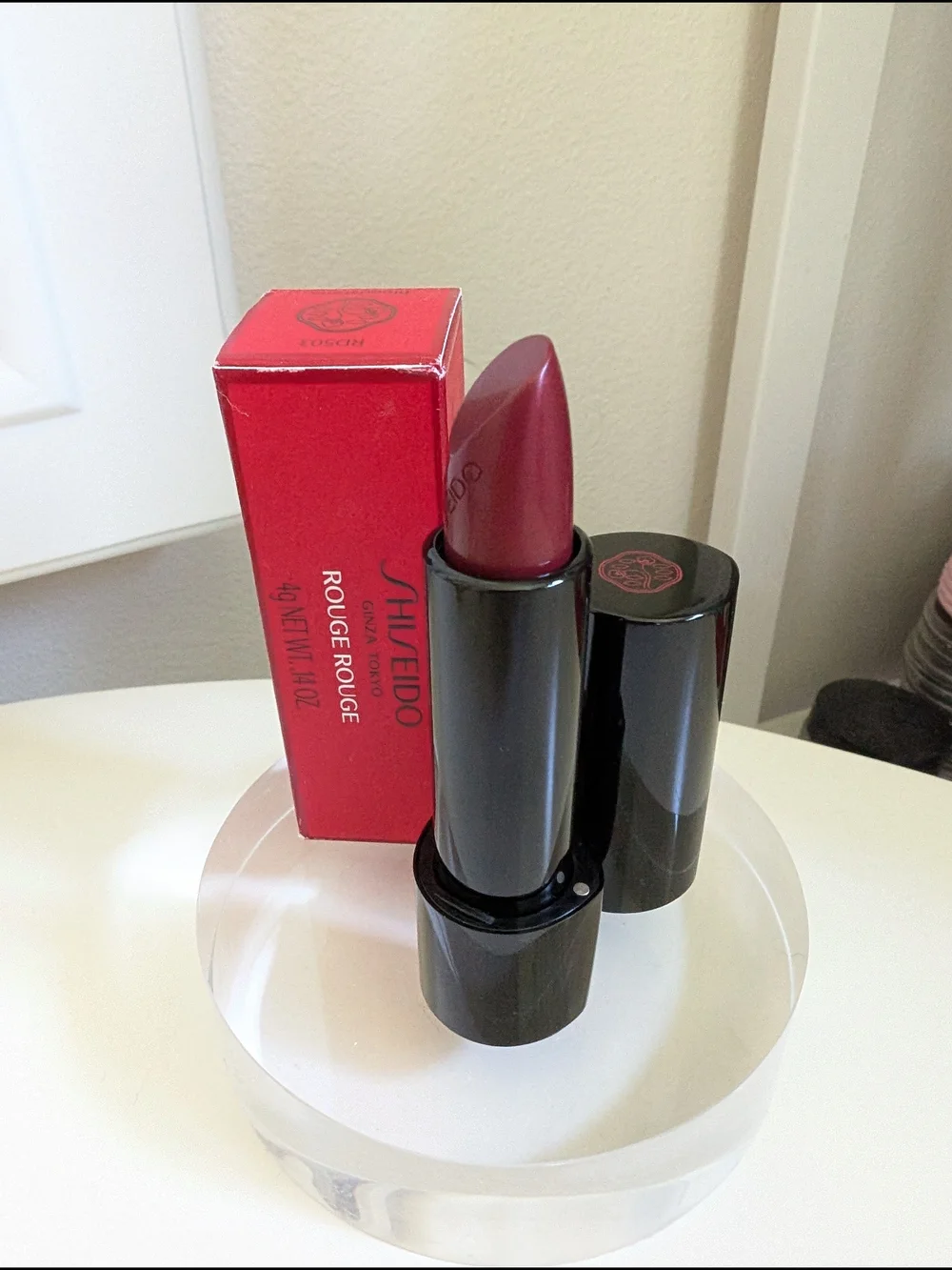 BNIB Shiseido Rouge Rouge Lipstick #503 Bloodstone